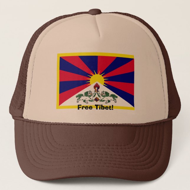 Free Tibet! Trucker Hat (Front)