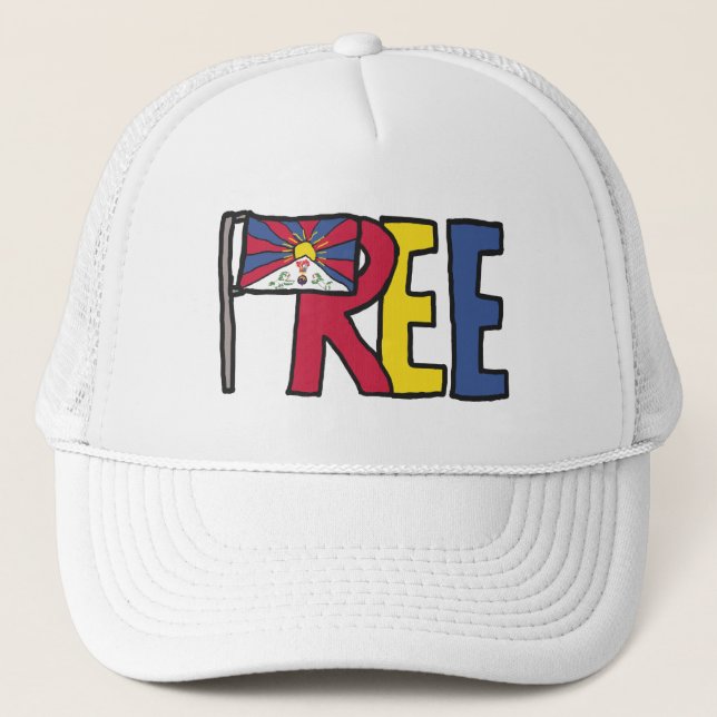 Free Tibet Trucker Hat (Front)