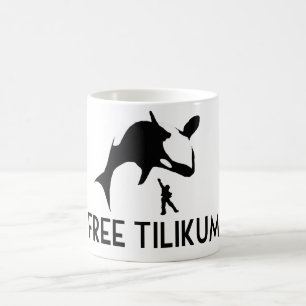 Free Tilikum Save the Orca Killer Whale Coffee Mug