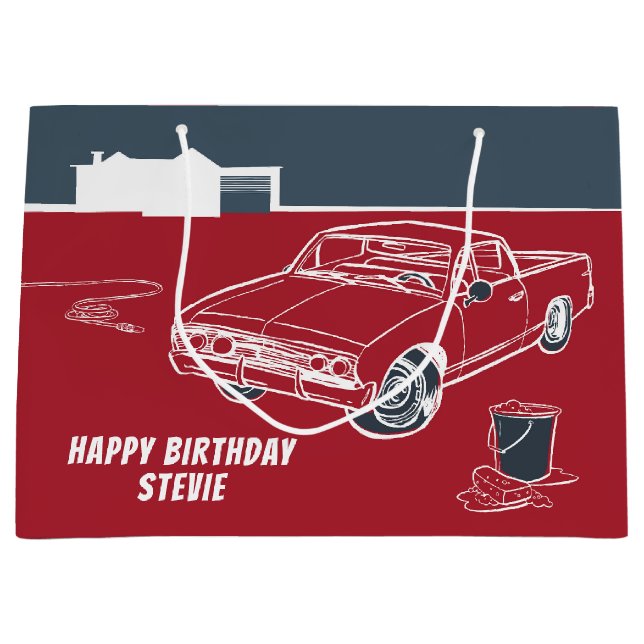 Free TIme Car Large Gift Bag (Front)