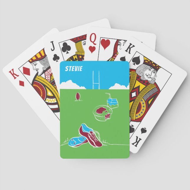 Free Time Footy Playing Cards (Back)