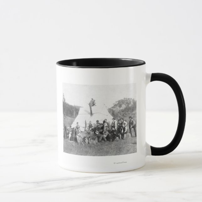 Free Time in Camp for Engineer Corps Mug (Right)