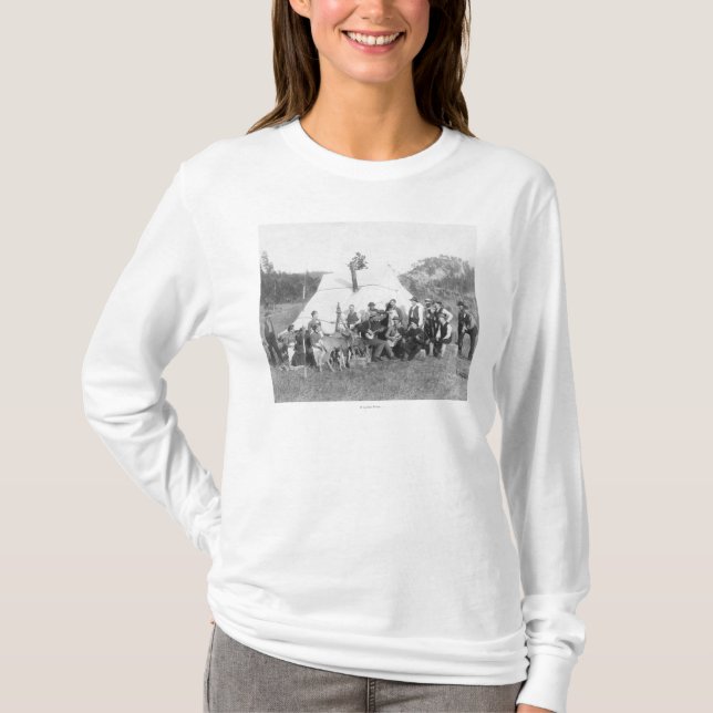 Free Time in Camp for Engineer Corps T-Shirt (Front)