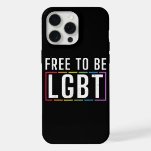 Free to be LGBT Bisexual Lesbian Gay Pride iPhone 15 Pro Max Case
