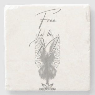 Free to be Me Stone Coaster