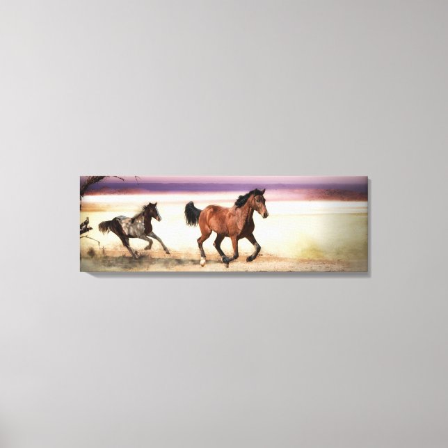 FREE TO BE WILD CANVAS PRINT (Front)