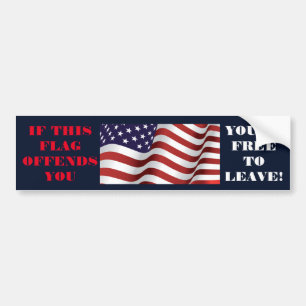 free to leave bumper sticker