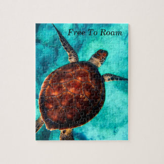 Free to Roam SeaTurtle Jigsaw Puzzle