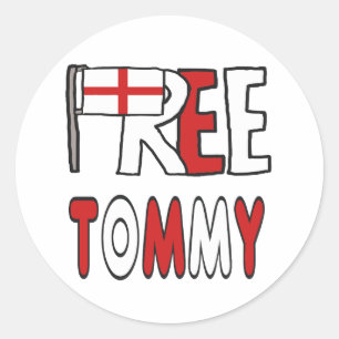 Free Tommy Classic Round Sticker