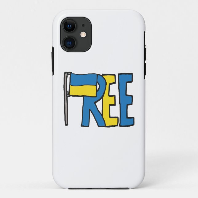 Free Ukraine Case-Mate iPhone Case (Back)