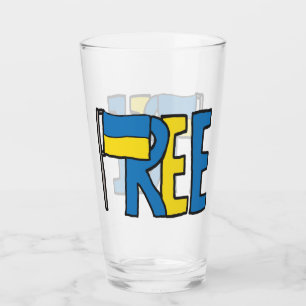 Free Ukraine Glass