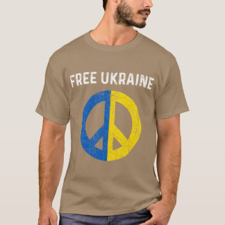 Free Ukraine I Stand With Ukraine Support Ukraine T-Shirt