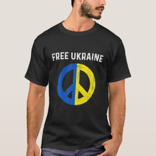 Free Ukraine I Stand' With Ukraine Support Ukraini T-Shirt