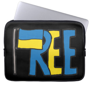 Free Ukraine Laptop Sleeve