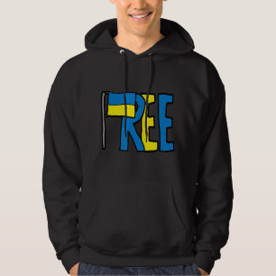 Free Ukraine Ukrainian Flag Gifts For Mens Womens  Hoodie