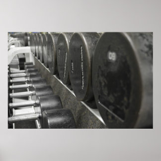 Free Weights Poster