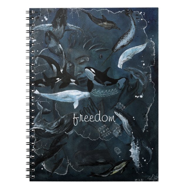 Free whales notebook (Front)