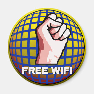 Free WiFi Magnet