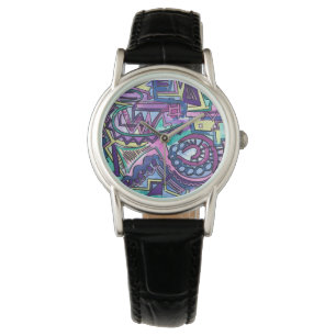 Free Will-Hand Painted Abstract Art Watch