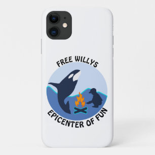 Free Willy iPhone Case