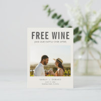 Free Wine (and Our Happily Ever After) Wedding