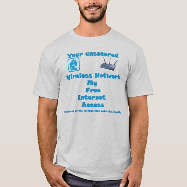 Free wireless T-Shirt (Front)