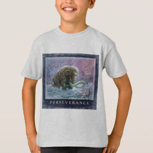 Free Woolly Mammoth Ice Age Perseverance T-Shirt