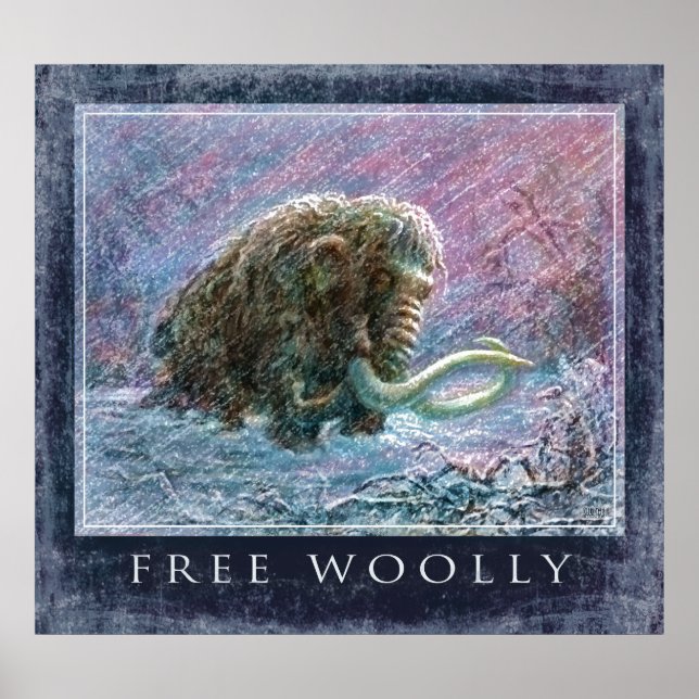 Free Woolly Mammoth Poster (Front)