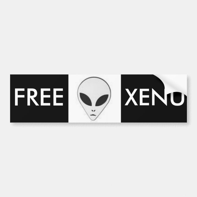 Free Xenu Bumper Sticker (Front)