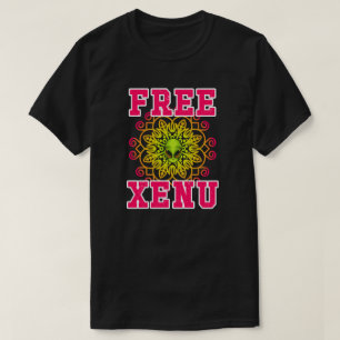 Free Xenu Rainbow Mandala Anti-Scientology Protest T-Shirt