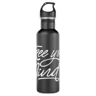 Free Your Mind Inspiration Yoga Quote 710 Ml Water Bottle