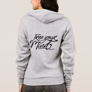 Free Your Mind Positive Yoga Quote Hoodie