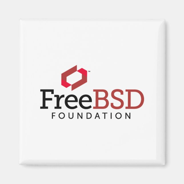 FreeBSD Foundation Logo Magnet (Front)