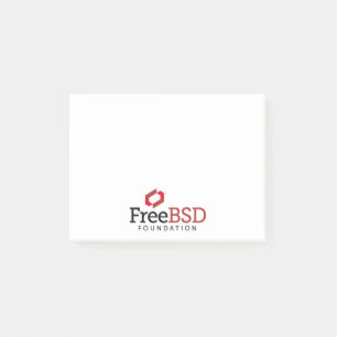 FreeBSD Foundation Logo Post-it Notes