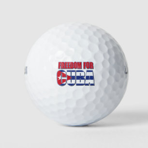 FREED-For-CUBA-FLAG Golf Balls