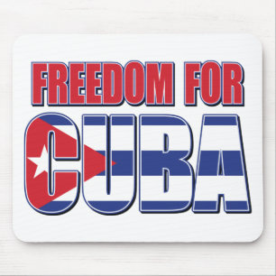 FREED-For-CUBA-FLAG Mouse Mat