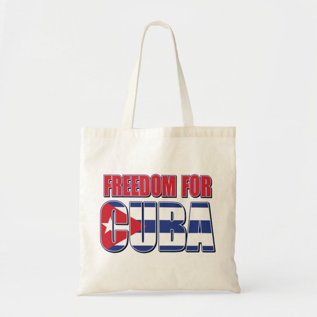 FREED-For-CUBA-FLAG Tote Bag (Front)