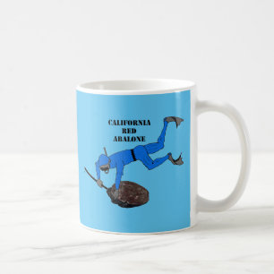 Freediving California Trophy Abalone Diver URM Coffee Mug
