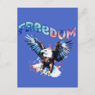 Freedom - 250th Independence Day Postcard