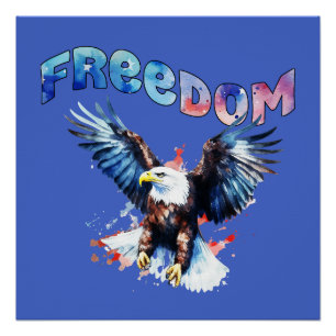 Freedom - 250th Independence Day Poster