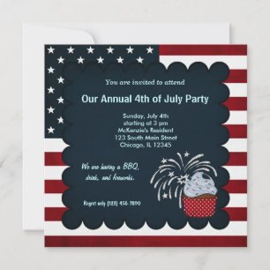 Freedom 4th of July Invitation