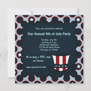 Freedom 4th of July Invitation