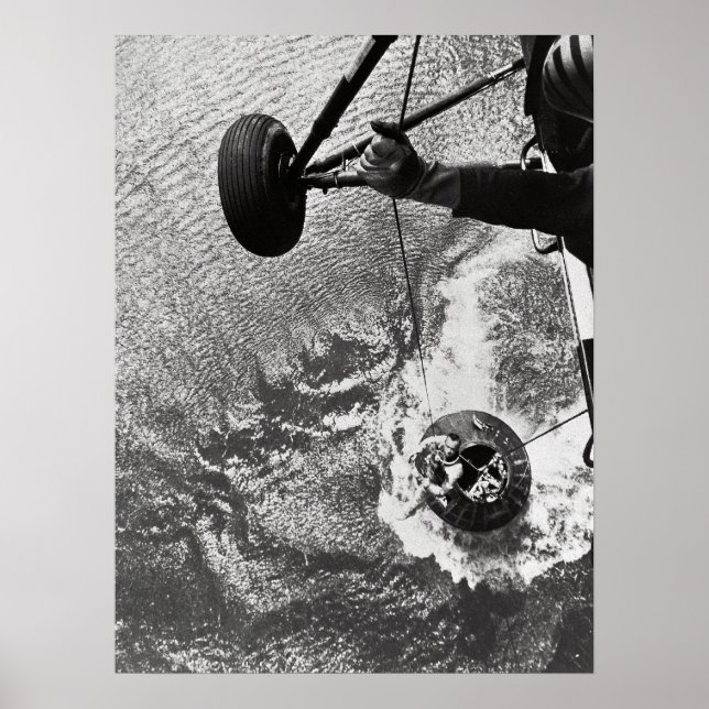 Freedom 7 Splashdown & Recovery Poster (Front)