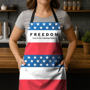 Freedom A True Patriot Apron