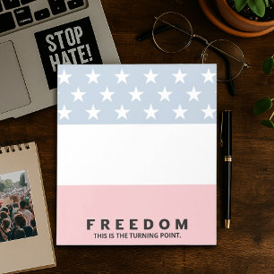 Freedom A True Patriot Notepad