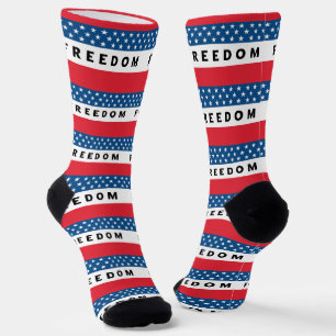 Freedom A True Patriot Socks
