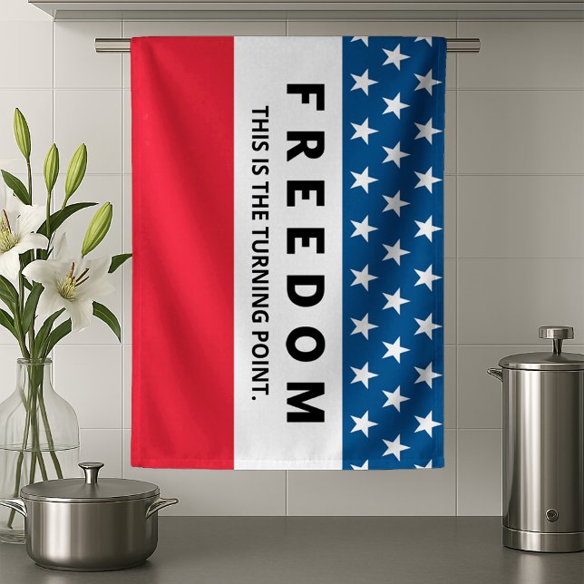 Freedom A True Patriot Tea Towel (Creator Uploaded)