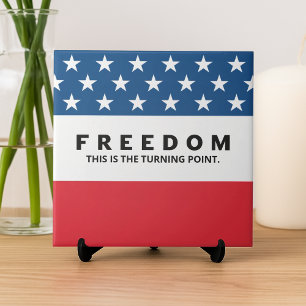 Freedom A True Patriot Tile