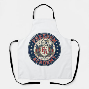 Freedom Academy Patriotic Patriotic University Aca Apron