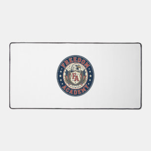 Freedom Academy Patriotic Patriotic University Aca Desk Mat